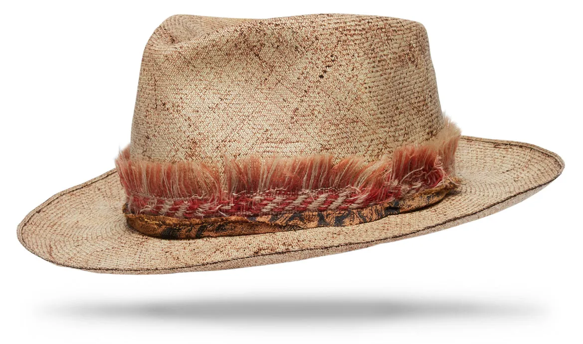 Montecristi Earth Dyed short brim antique band