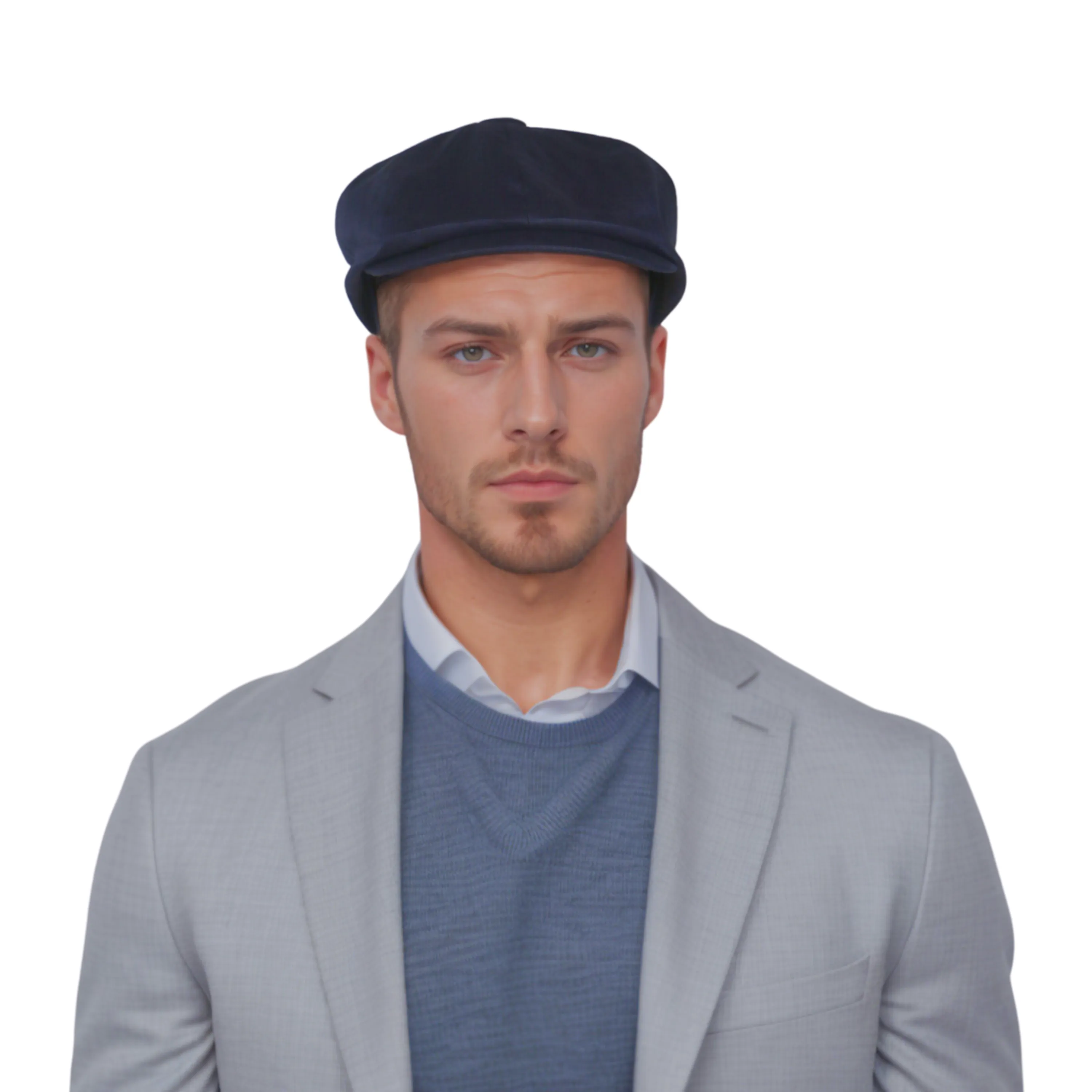Newsboy Caps 100% Linen Plain Baker Boy Men's Flat Cap