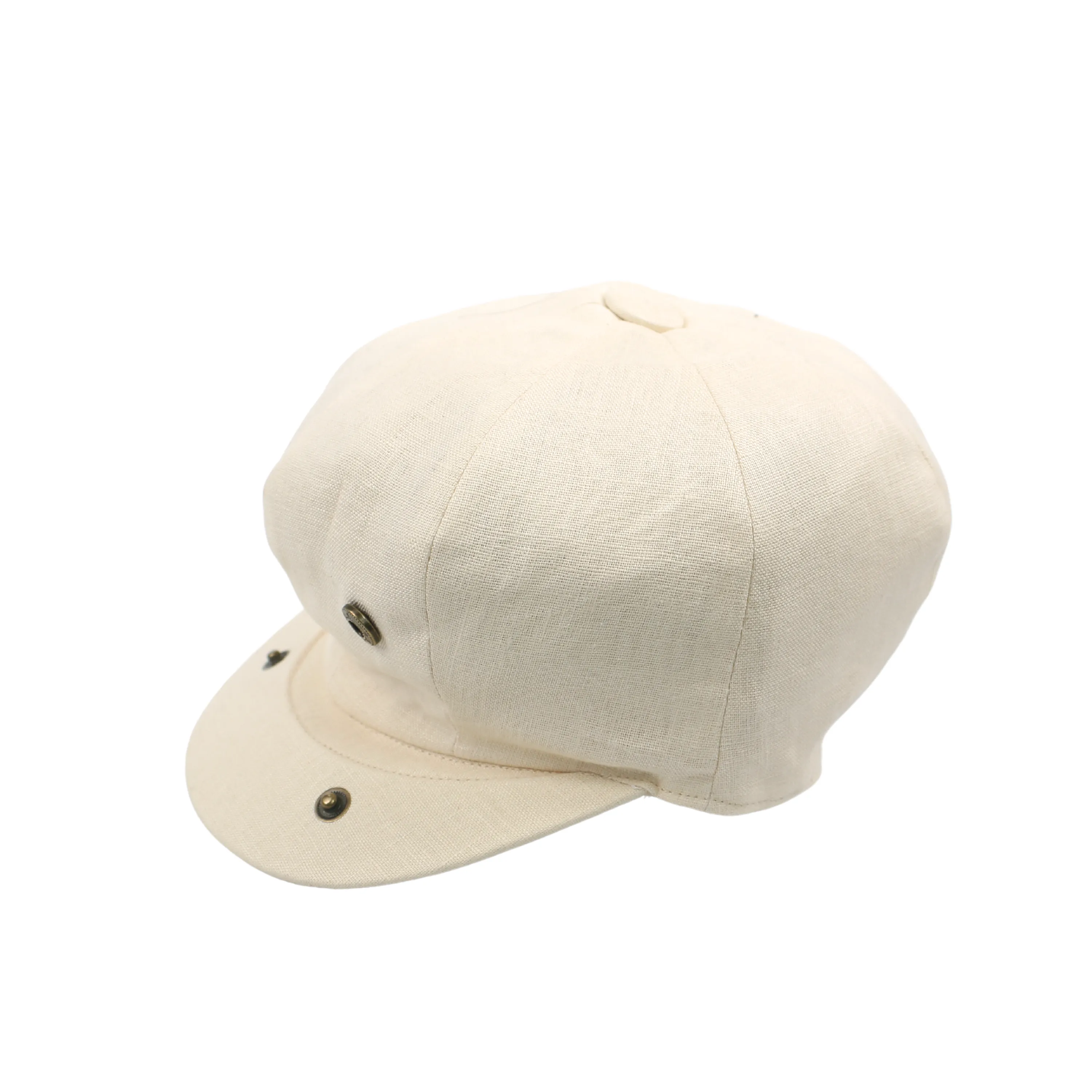Newsboy Caps 100% Linen Plain Baker Boy Men's Flat Cap