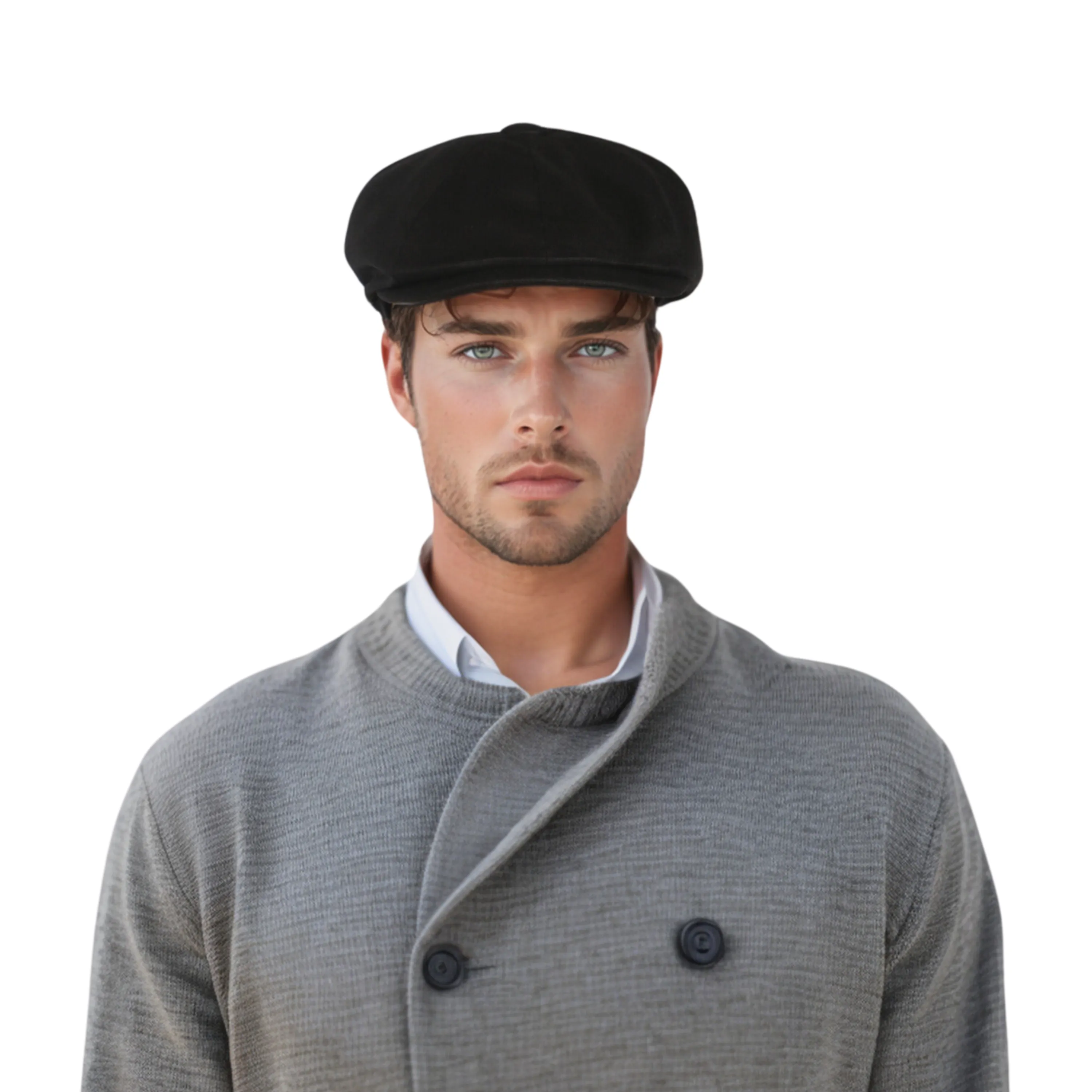 Newsboy Caps 100% Linen Plain Baker Boy Men's Flat Cap