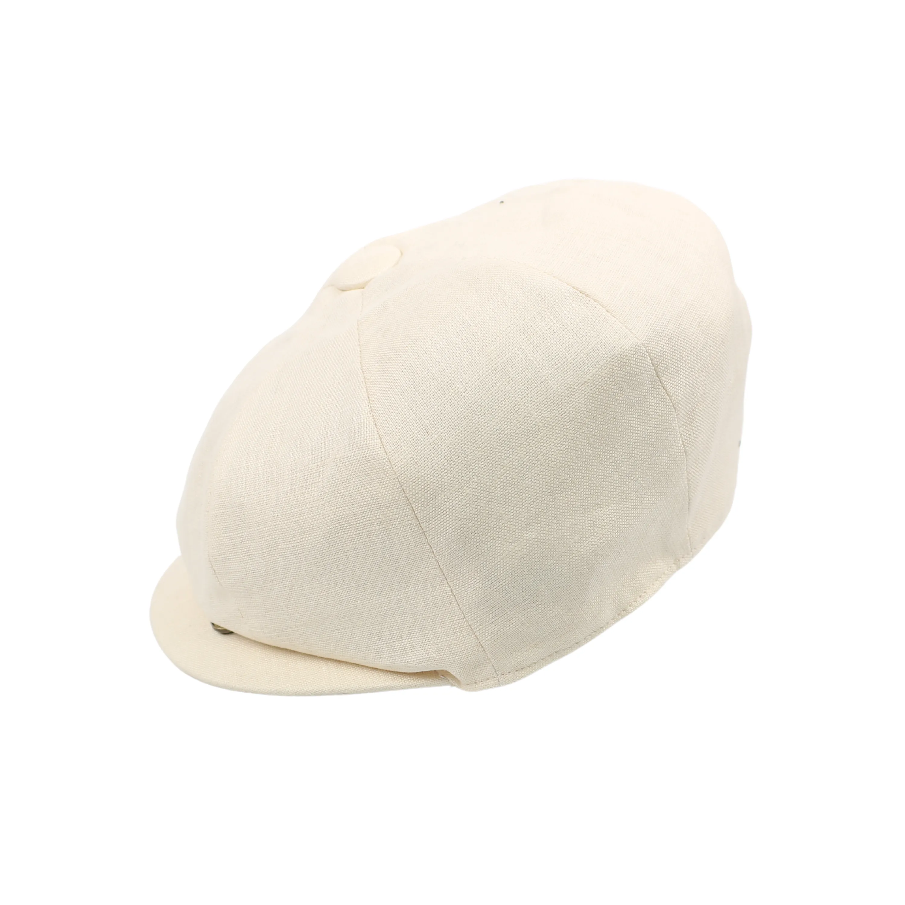 Newsboy Caps 100% Linen Plain Baker Boy Men's Flat Cap