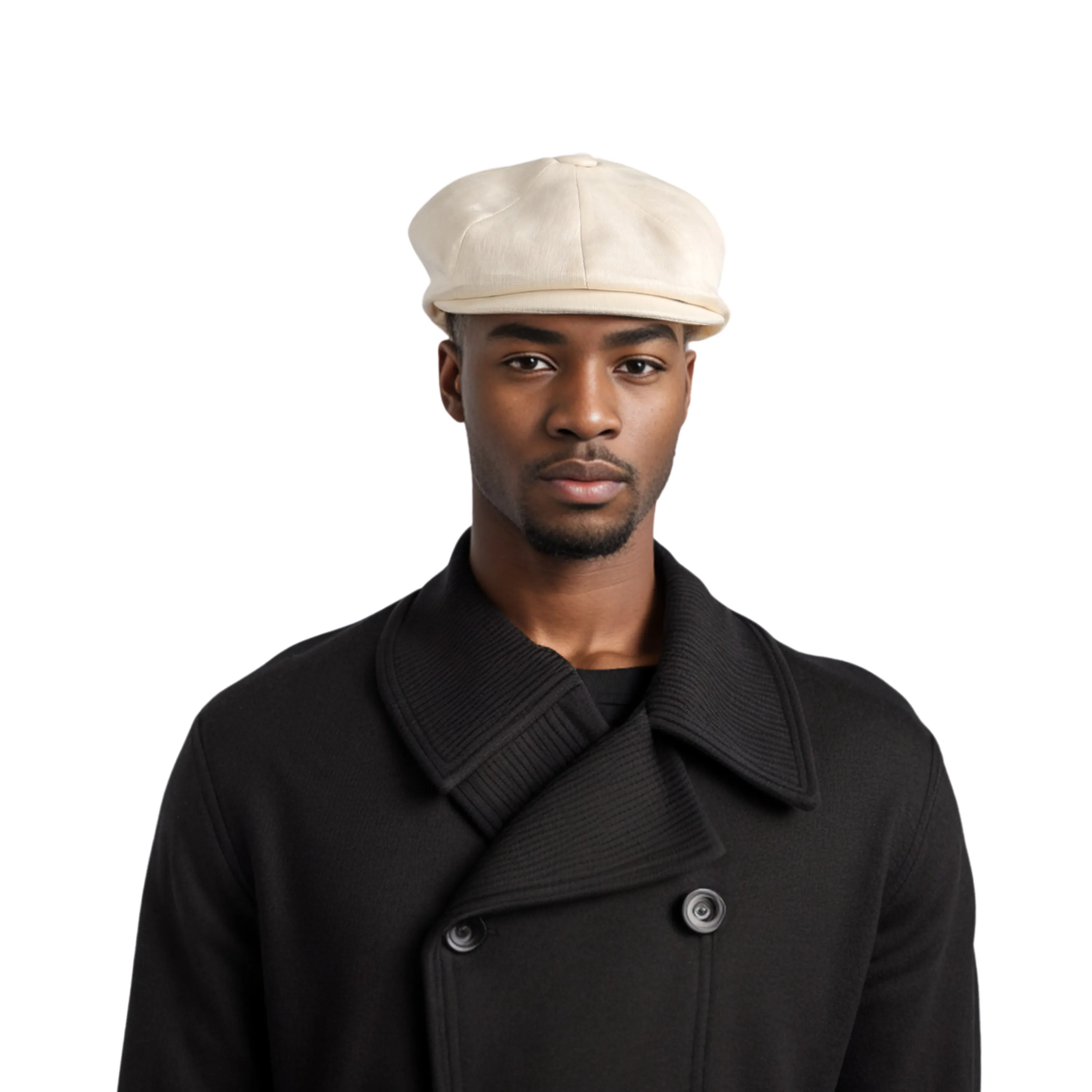 Newsboy Caps 100% Linen Plain Baker Boy Men's Flat Cap