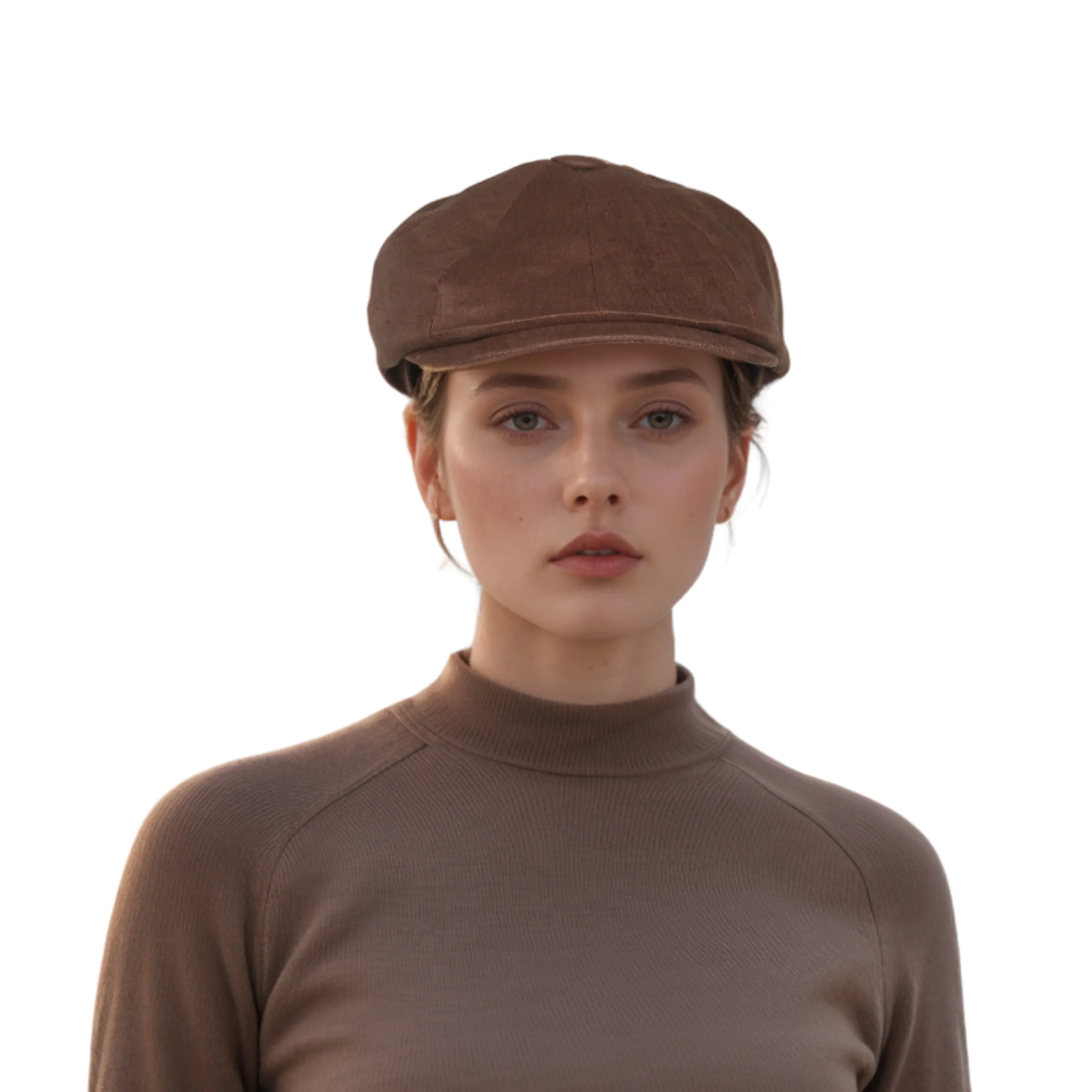 Newsboy Caps 100% Linen Plain Baker Boy Men's Flat Cap