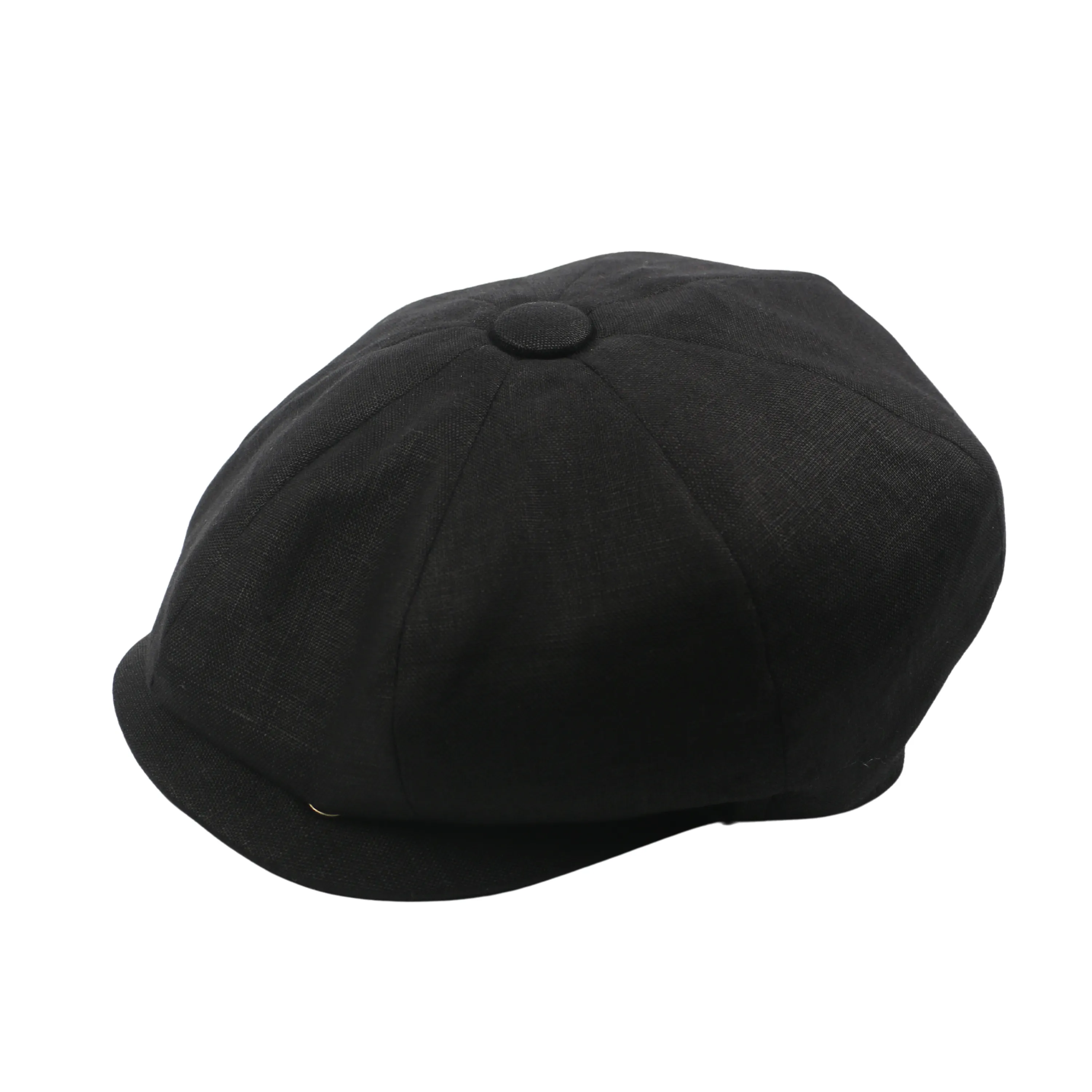 Newsboy Caps 100% Linen Plain Baker Boy Men's Flat Cap
