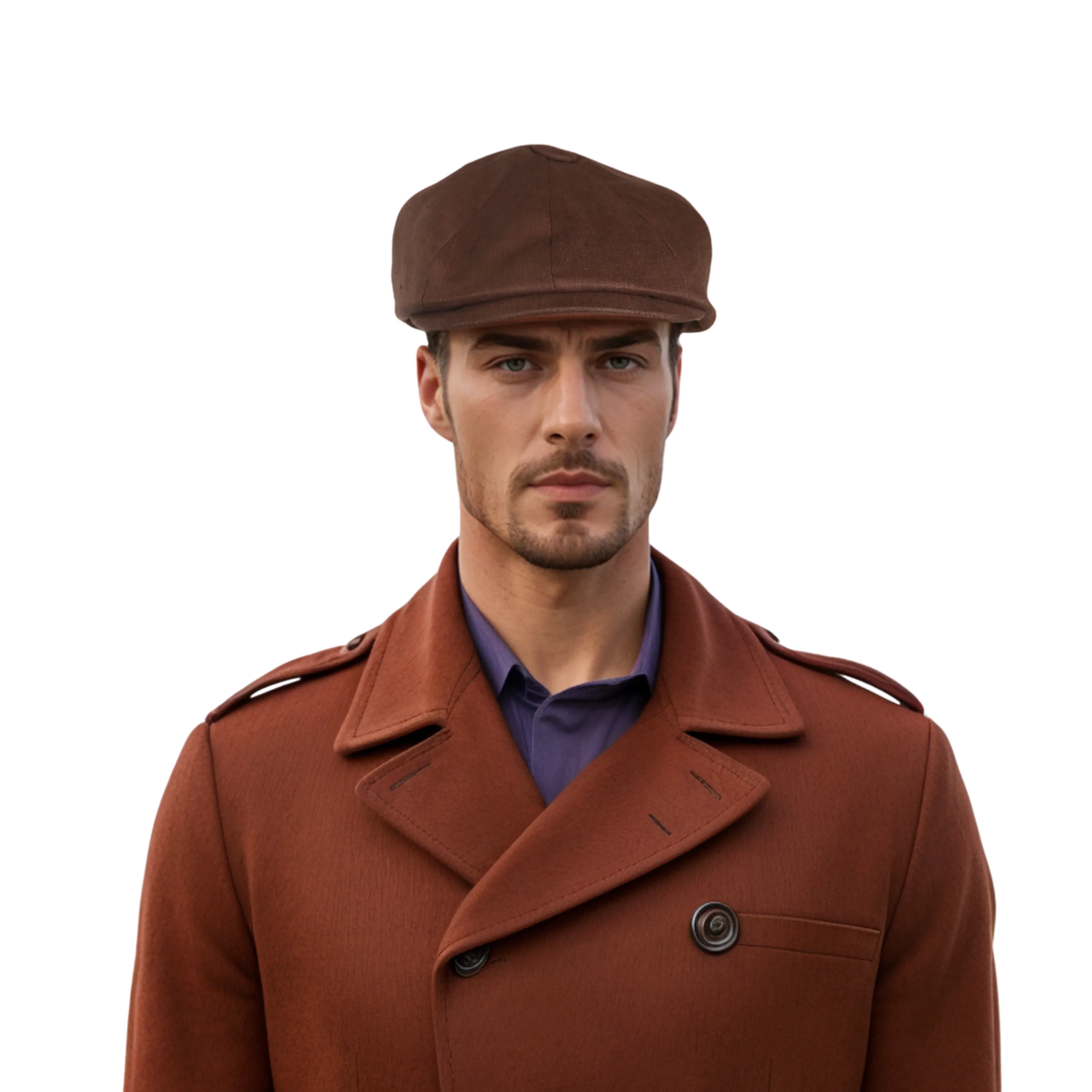 Newsboy Caps 100% Linen Plain Baker Boy Men's Flat Cap