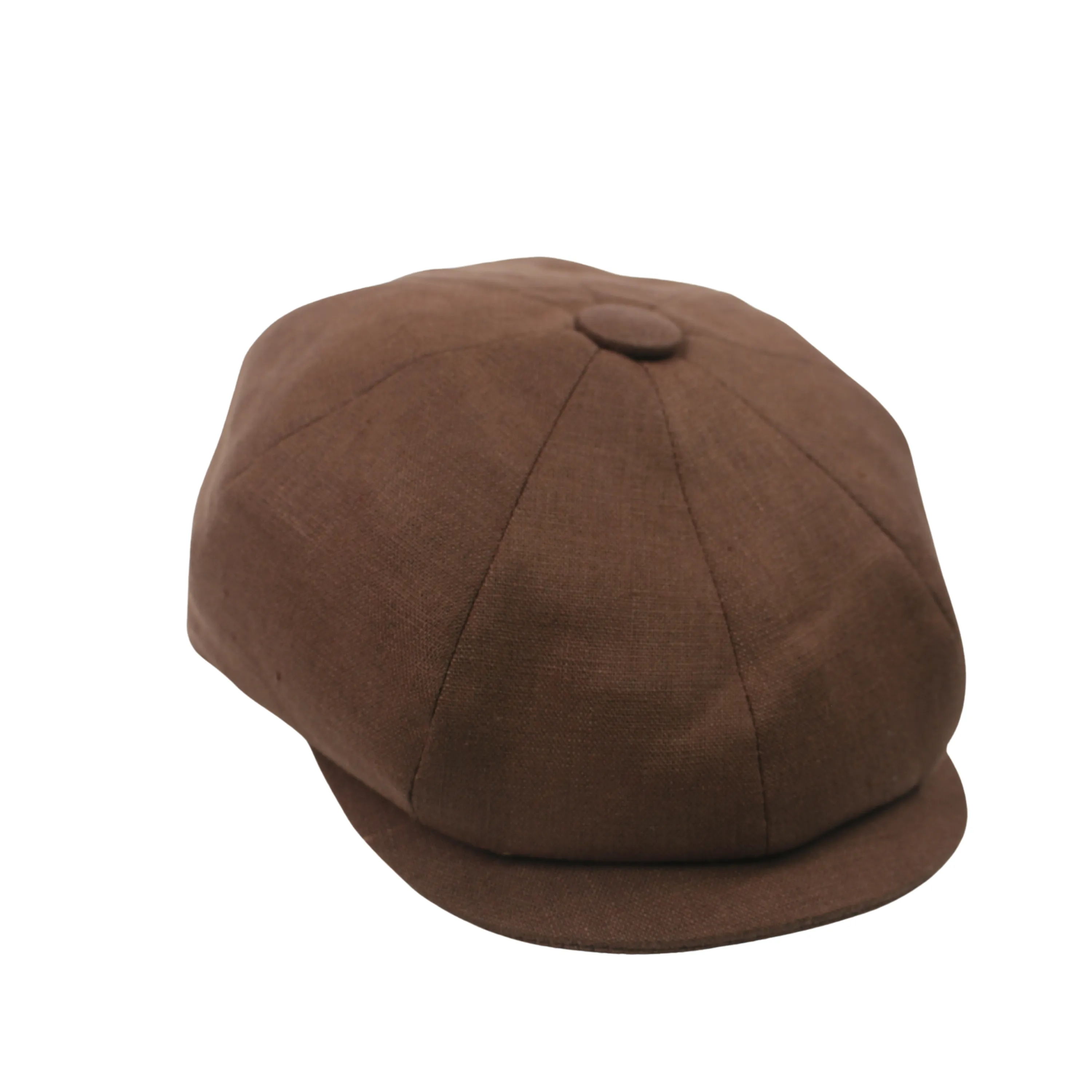 Newsboy Caps 100% Linen Plain Baker Boy Men's Flat Cap