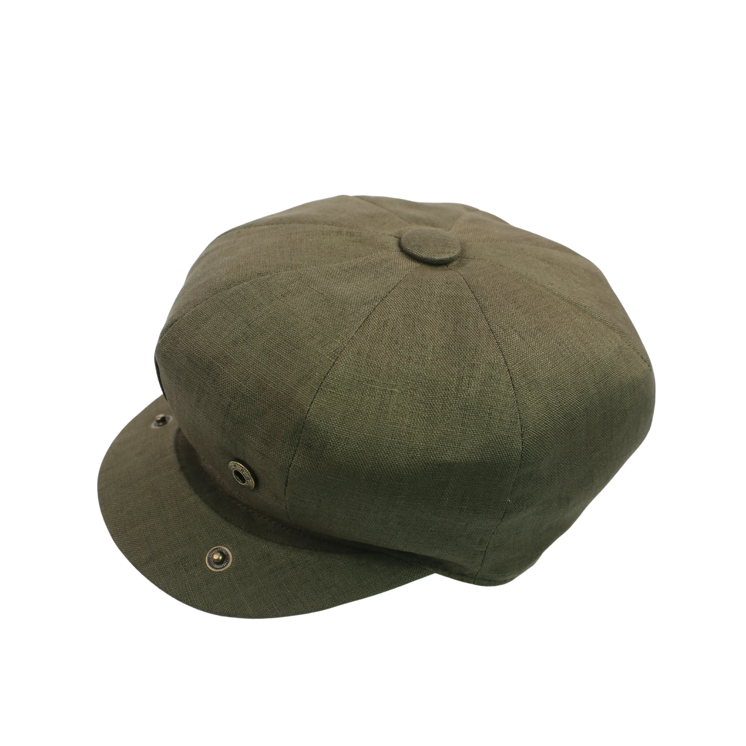 Newsboy Caps 100% Linen Plain Baker Boy Men's Flat Cap