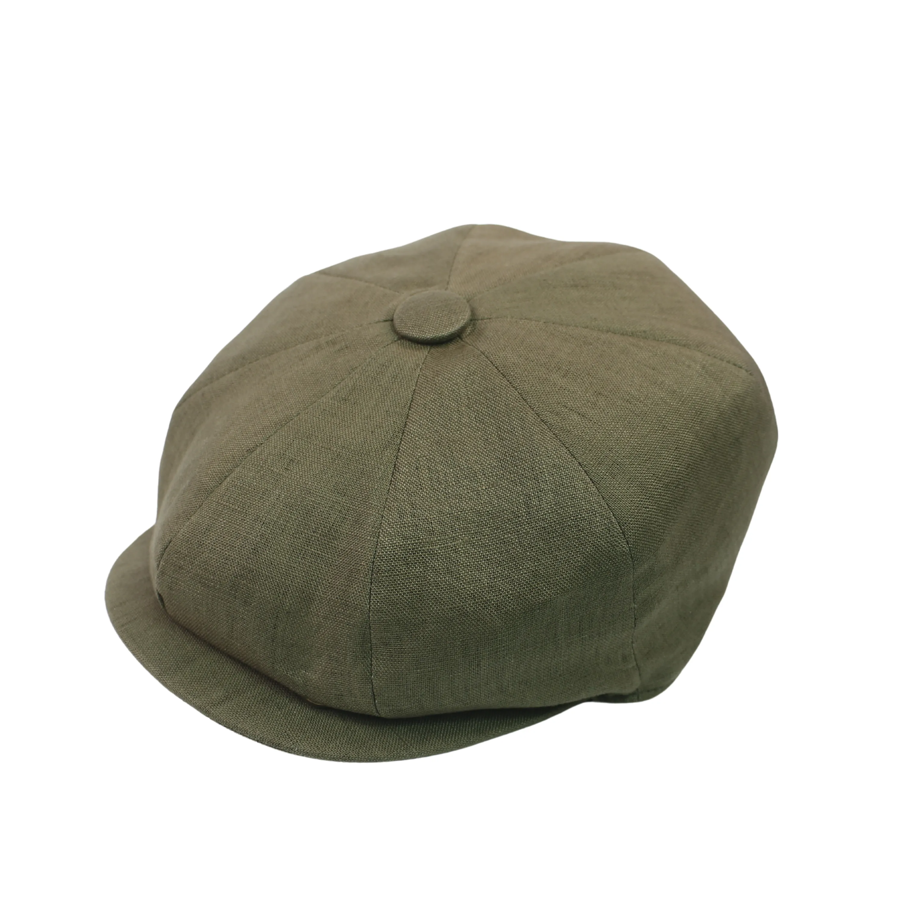 Newsboy Caps 100% Linen Plain Baker Boy Men's Flat Cap