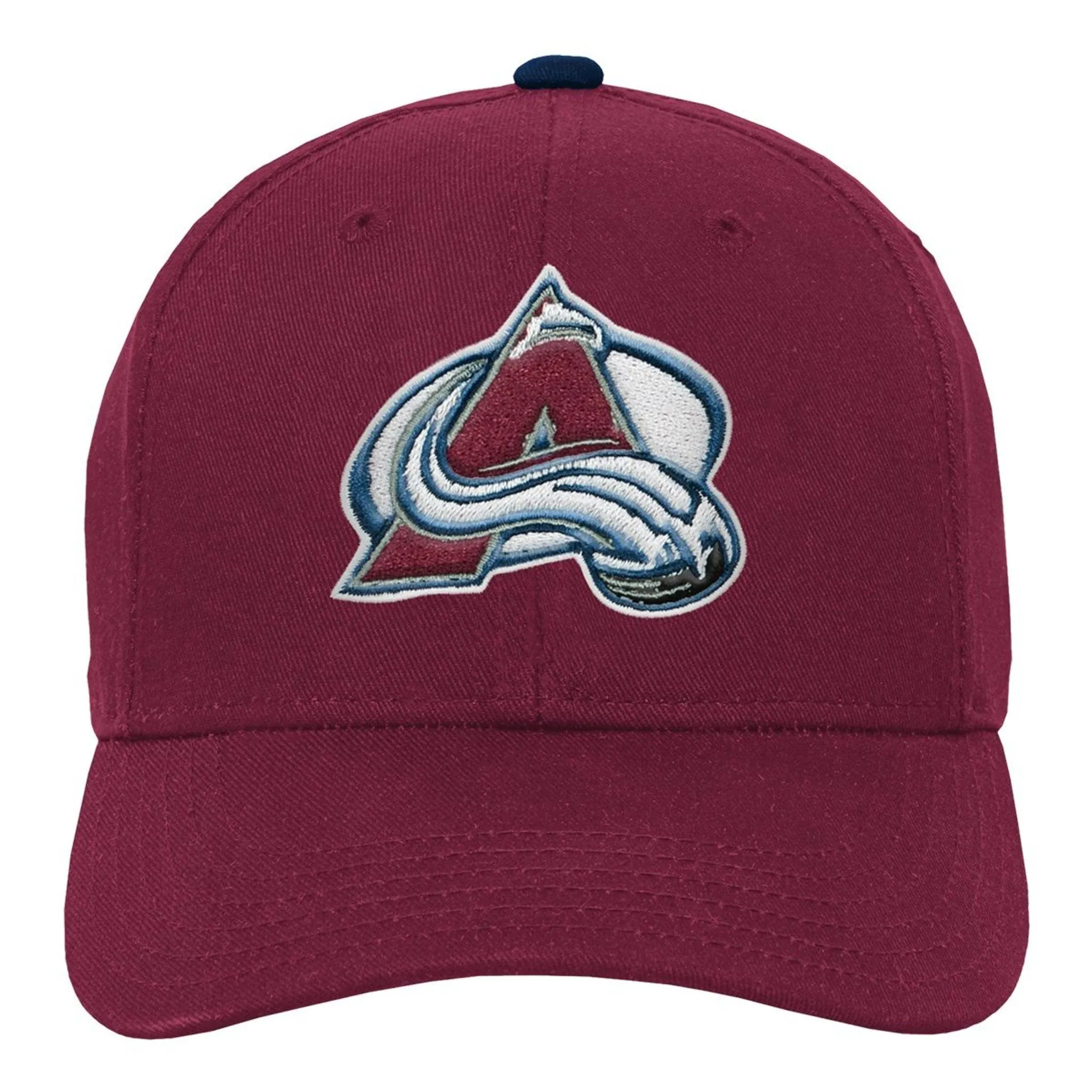 Outer Stuff NHL Precurve Youth Snapback Hat - Colorado Avalanche