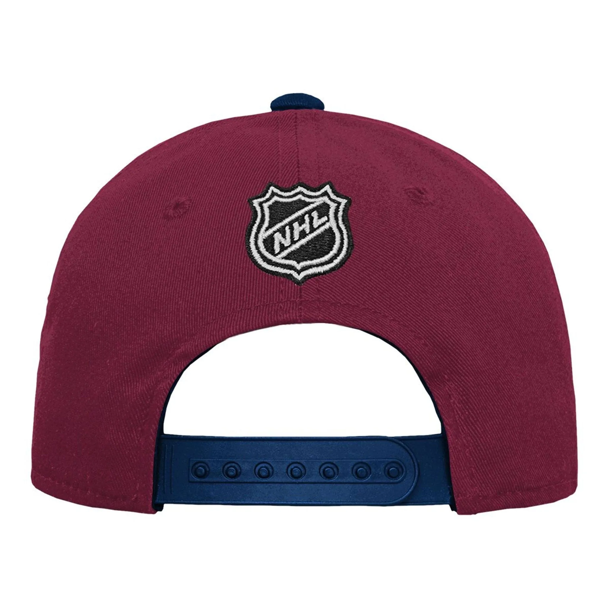 Outer Stuff NHL Precurve Youth Snapback Hat - Colorado Avalanche