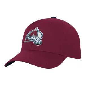 Outer Stuff NHL Precurve Youth Snapback Hat - Colorado Avalanche