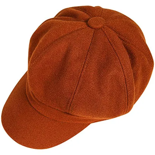 PanPacSight Women's Tweed Newsboy Cap