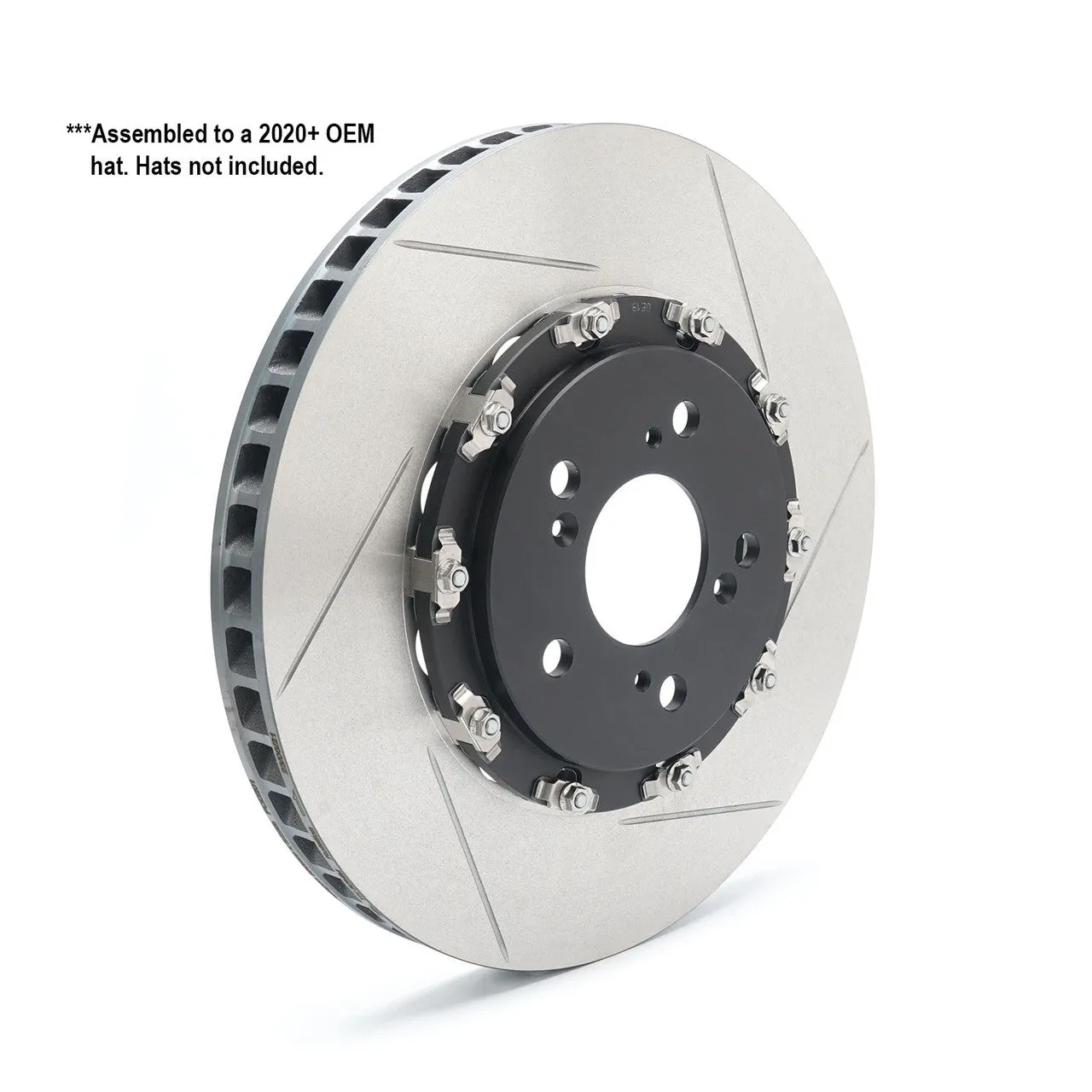 Paragon Replacement Rotors for 2020  Honda Civic Type R FK8/FL5 OEM Hats - Front Pair