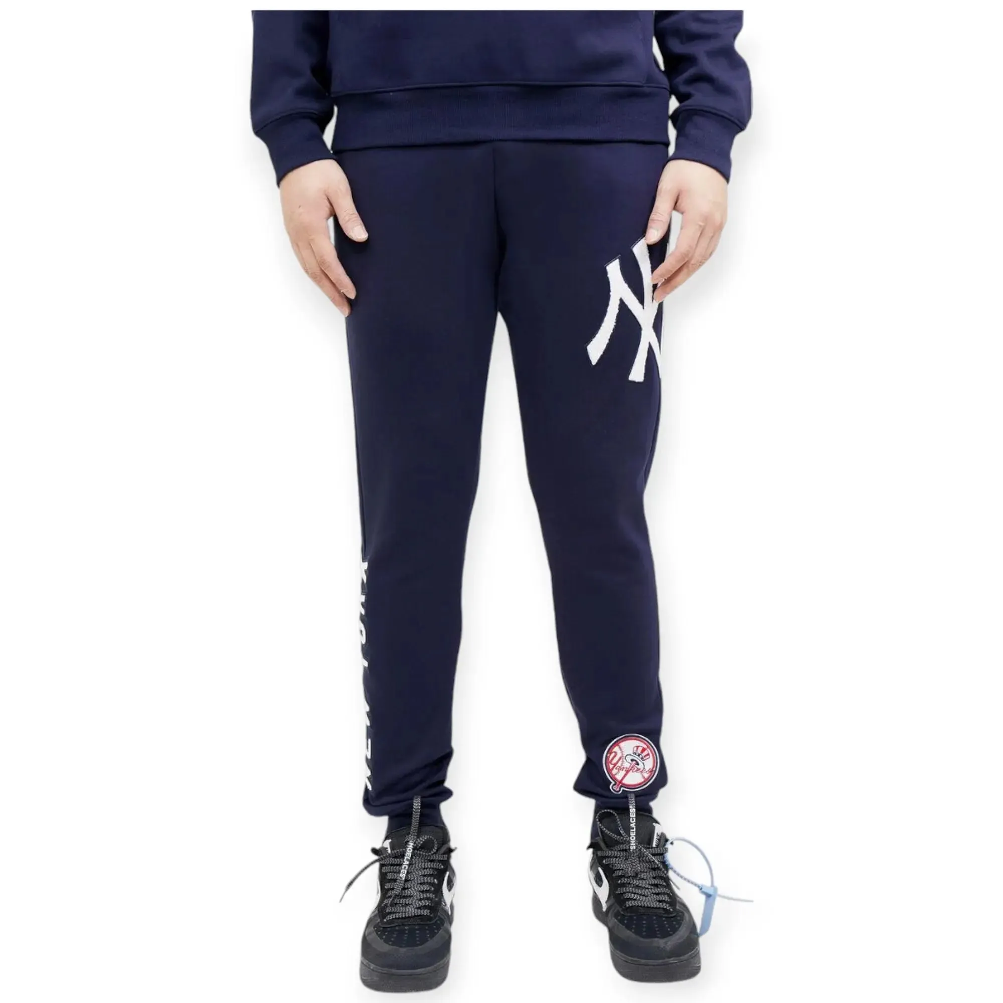Pro Standard Men New York Yankees Logo Joggers(Navy)