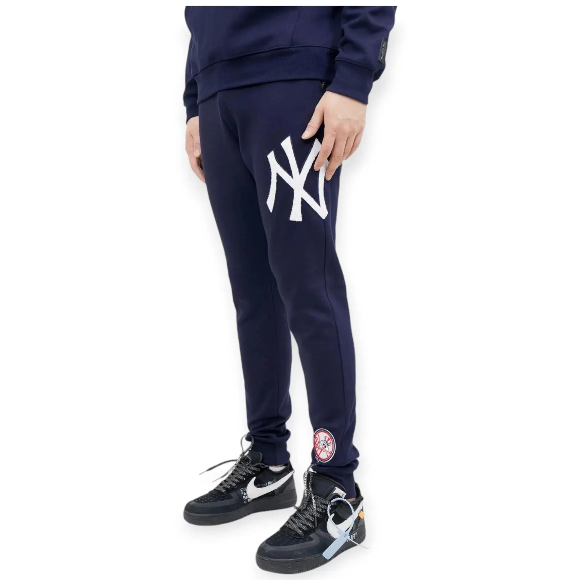 Pro Standard Men New York Yankees Logo Joggers(Navy)