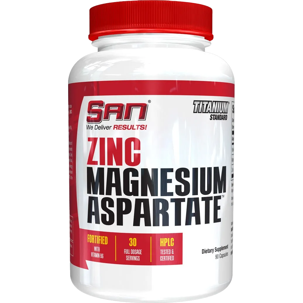 SAN Zinc Magnesium Aspartate - 90 caps