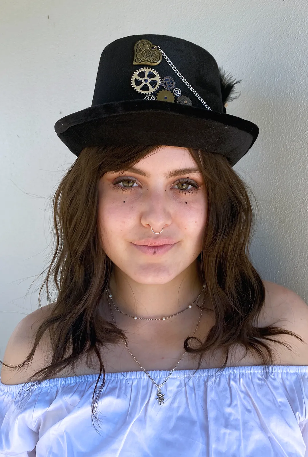 Steampunk Heart and Chain Hat (XX)