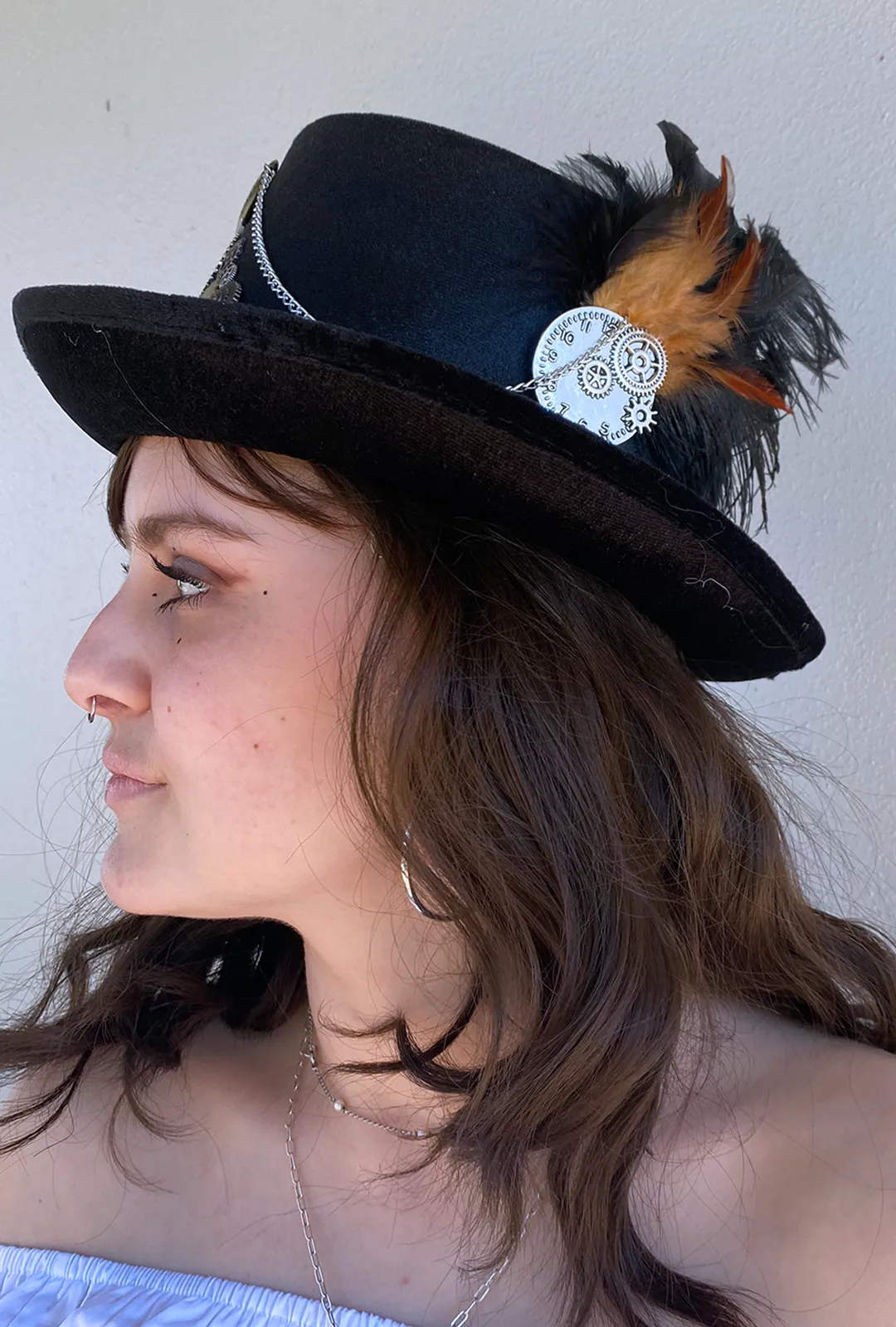 Steampunk Heart and Chain Hat (XX)