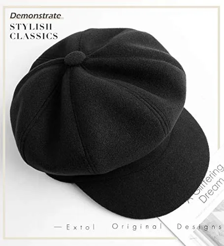 Sumolux Women's Beret Newsboy Cap