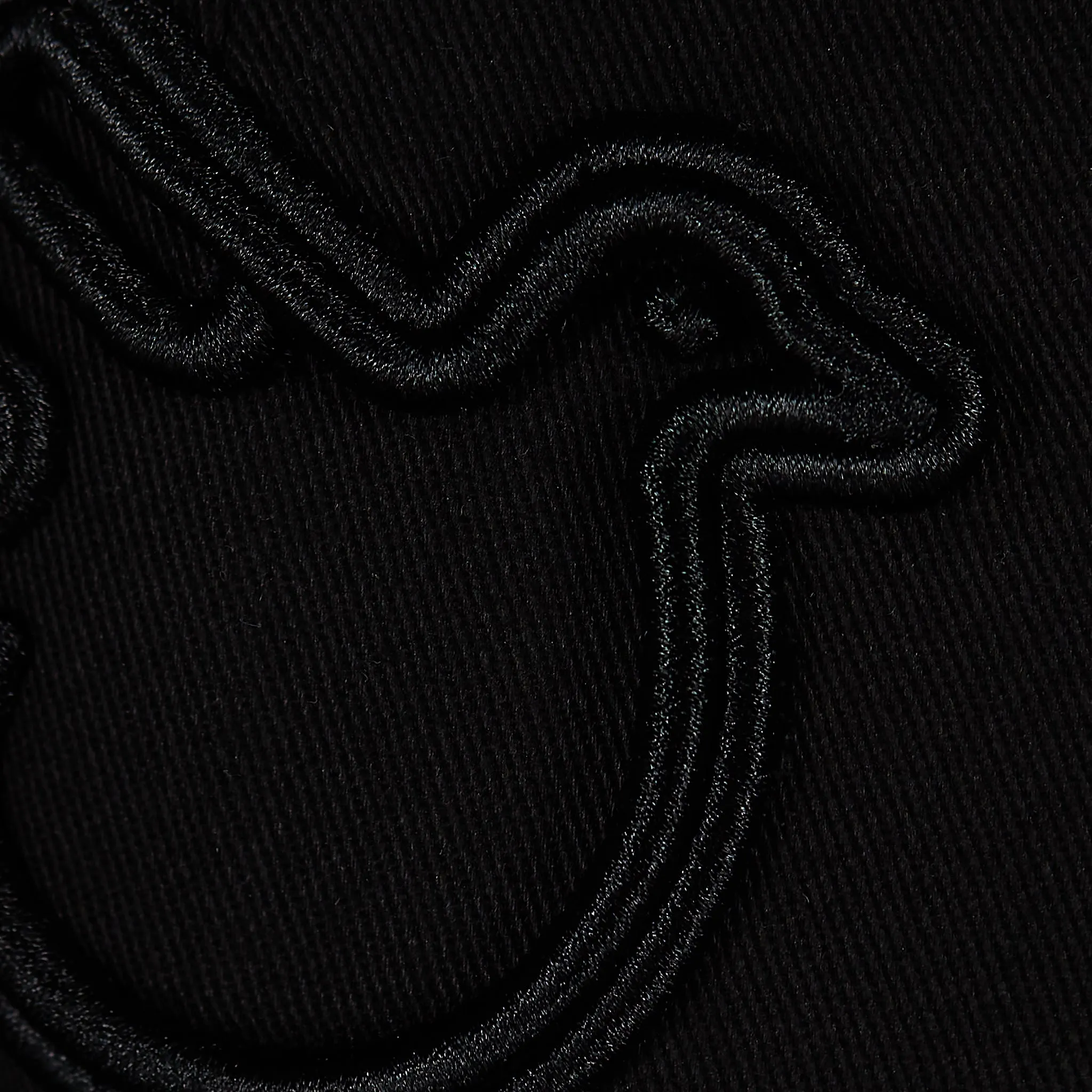 The Timothy Black Flat Brim Snapback Hat