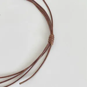 Triple Strand Band - Brown