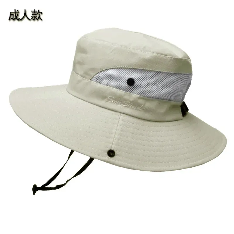 Womens Ponytail Sun Hat UV Protection Mesh Foldable Wide Brim Beach Fishing Bucket Hats Summer Hiking Outdoor Climbing hike Caps