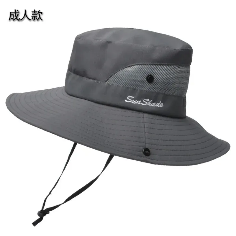 Womens Ponytail Sun Hat UV Protection Mesh Foldable Wide Brim Beach Fishing Bucket Hats Summer Hiking Outdoor Climbing hike Caps